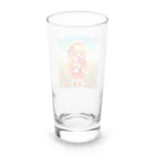 bottaの可愛い、リコピン、トマト食べてる Long Sized Water Glass :back