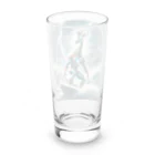 アニマルxスポーツグッズ「アニマル・ヒーローズ」の『キリンKOJIRO - 波乗り嵐での挑戦』 Long Sized Water Glass :back