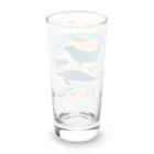 OHANA_087のアラスカの雄大な自然に暮らす人々と動物たちの調和 Long Sized Water Glass :back