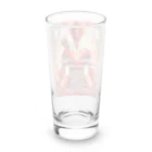 癒しと瞑想リセット開運法の愛染明王真言開運グッズ Long Sized Water Glass :back