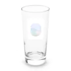 shop hrkのインクアートグラス【smokey blue】 Long Sized Water Glass :back