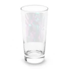 Skeletonの超クールな骸骨のサイバーパンクアート！ Long Sized Water Glass :back