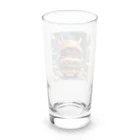 AI妖怪大図鑑のトリプル肉厚ビーフバーガー妖怪　バグドガルド Long Sized Water Glass :back