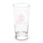 su-toの4月11日の誕生花　八重桜(牡丹桜) Long Sized Water Glass :back