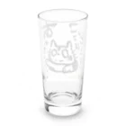 KIYOKA88WONDERLANDのおさえきれない好奇心　ここどこねこ Long Sized Water Glass :back