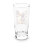 1682HOHETOのおしゃれなパグ2 Long Sized Water Glass :back