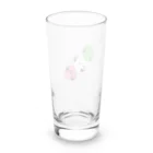 holly_birdsの【ばーず】シマエナガ団子 Long Sized Water Glass :back