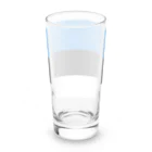 お絵かき屋さんのエストニアの国旗 Long Sized Water Glass :back