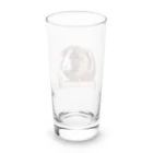 OKameMolꕤ︎︎オカメモルのアニメ風三毛モルモット Long Sized Water Glass :back