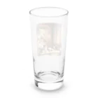 EMAKIの和紋様 x 猫　竹と猫の和室 Long Sized Water Glass :back