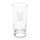 ピンクリボンのるな Long Sized Water Glass :back