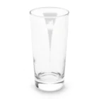 y-sasのファスナー猫　三毛もた Long Sized Water Glass :back