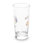 mushizuDASHのトラ猫の魚いじめ Long Sized Water Glass :back
