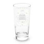 Chi3のクラシックマッスルカーの解剖学：レトロ自動車アート Long Sized Water Glass :back