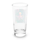 takekoputaの海中を泳ぐイカの触手 Long Sized Water Glass :back