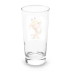 mira-shopのほろ酔いキリンさん Long Sized Water Glass :back