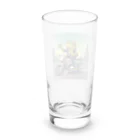 二宮大輔のカエルライダー4兄弟　3男　パオロ Long Sized Water Glass :back