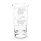 なまけものとみんなの太っちょ黒猫パティシエ Long Sized Water Glass :back