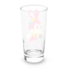 きゅきゅ堂のおでかけうさぴょん Long Sized Water Glass :back