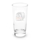 m_uu33ショップのホラーなペキニーズ Long Sized Water Glass :back