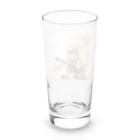 Yuji_Koroのアコギと白い子猫 Long Sized Water Glass :back