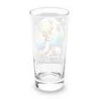 momoart8888の満月の花🦌🌝 Long Sized Water Glass :back