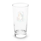 さざれいしの三毛猫さんの入浴 Long Sized Water Glass :back