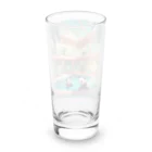 pandownloadの室内プールで遊ぶパンダ Long Sized Water Glass :back