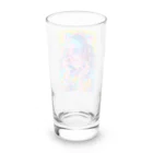 no_mi_Ke08のメガネの可愛い女の子のキャラクター Long Sized Water Glass :back