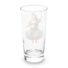 ZKBクエストSHOPのカエル・フラメンコ① Long Sized Water Glass :back