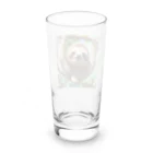 Kikimimiネコのもふもふナマケモノ Long Sized Water Glass :back