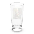 AQUAMETAVERSEの恐竜に乗ってジヤングル探険　なでしこ1478 Long Sized Water Glass :back