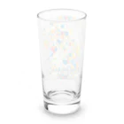 Shellの抽象アート：キューブ Long Sized Water Glass :back