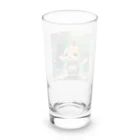 AI妖怪大図鑑のエイヒレ妖怪　炙りん坊 Long Sized Water Glass :back