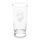 trypsin8080のアメリカンBBQのかわいいキャラクター　スモーキー・サム Long Sized Water Glass :back