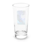 地上の楽園のイルカと宇宙 Long Sized Water Glass :back