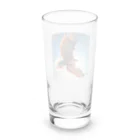 アニマルペイントの鷲のグッズ Long Sized Water Glass :back