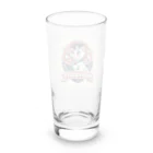 猫猫’ズのMeow University シリーズ【白猫】 Long Sized Water Glass :back