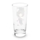 おもち。もちふわのメイク中 Long Sized Water Glass :back