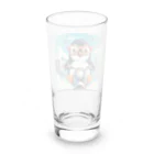 YFCのサングラスをかけたワイルドなペンギン③ Long Sized Water Glass :back