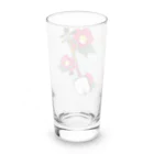 綾錦工房 りこりすの三味線 -雪月花- 【椿】 Long Sized Water Glass :back