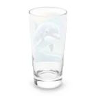 InkCraftsのかわいいイルカ Long Sized Water Glass :back