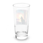 ゲルの黒猫 黒ちゃん Long Sized Water Glass :back