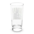 sunday_sataurday_freedayの警戒しているゴリラ Long Sized Water Glass :back