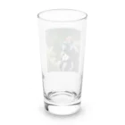 sunday_sataurday_freedayの勝ち気なゴリラ Long Sized Water Glass :back