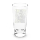 sunday_sataurday_freedayの悪戯っぽいゴリラ Long Sized Water Glass :back