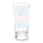 ピンクの象の幸福を呼ぶピンクの象 Long Sized Water Glass :back