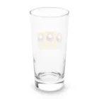 ほかほかしろくまのあったかざっかやのボタンボタンボタン Long Sized Water Glass :back