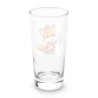 桃の花の歌うキツネの王子さま Long Sized Water Glass :back