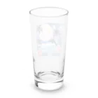 ハワイライフのイルカと満月 Long Sized Water Glass :back